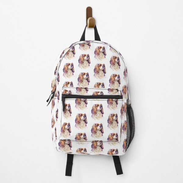 Item preview, Retrato de acuarela de perro King Charles Spaniel designed and sold by Gerald Waters.