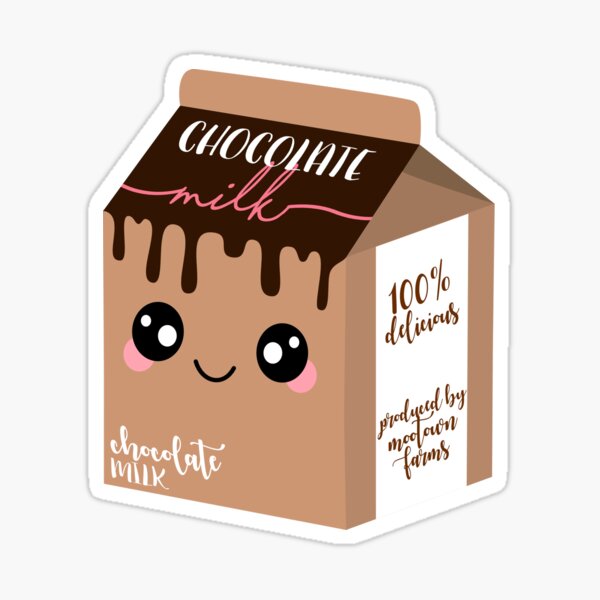 Chocolate Milk Sticker