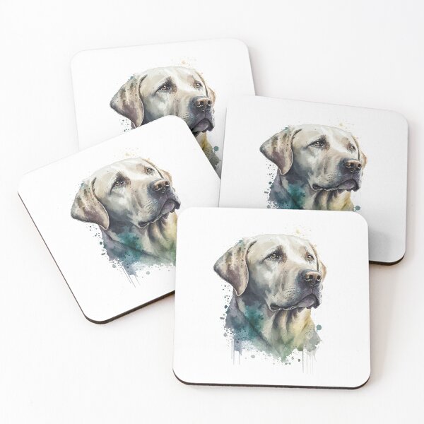 Item preview, Labrador Retriever Dog watercolor portrait designed and sold by Gerald Waters.