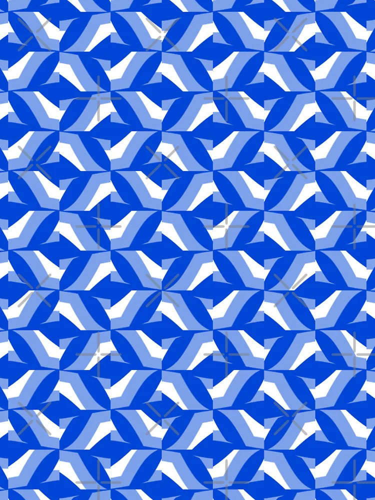 Thumbnail 4 of 4, iPhone Case, Blue pattern art designed and sold by Work of art Shop.