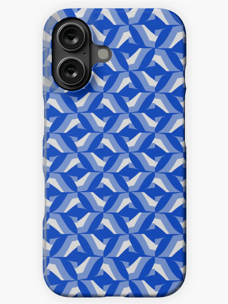 Thumbnail 1 of 4, iPhone Case, Blue pattern art designed and sold by Work of art Shop.