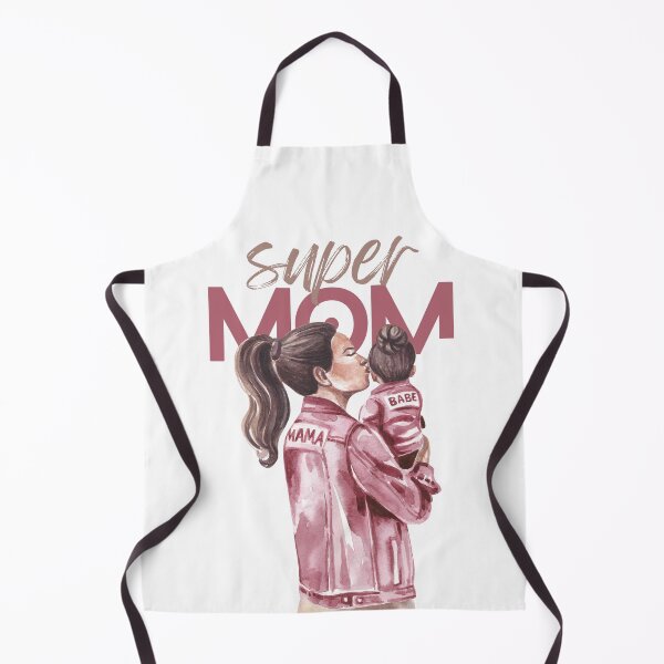 Item preview, A beautiful artwork of super mom kissing her baby designed and sold by drsaver.