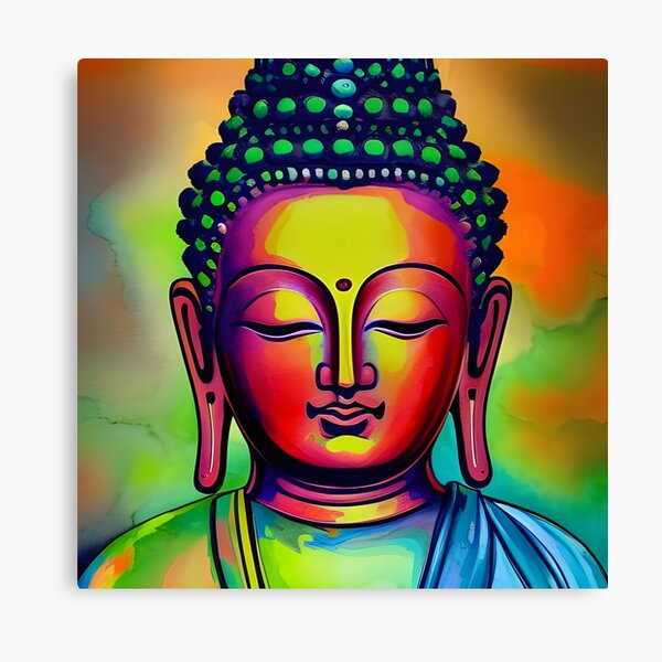 Colorful Buddha Wall Art for Sale