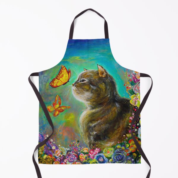 Item preview, Cat with butterflies designed and sold by richcat7.