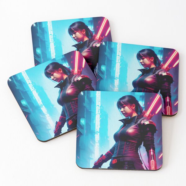 Item preview, Abstract Cyberpunk Girl designed and sold by jpvoodoo.