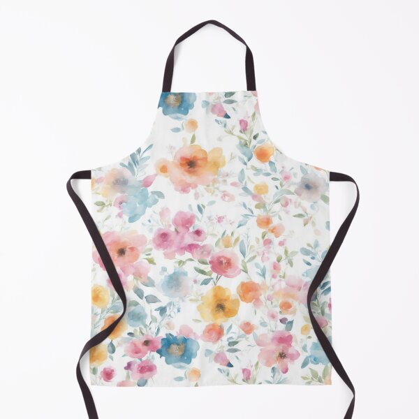 Item preview, pink and yellow flowers on a light background pattern designed and sold by jkrphoto.