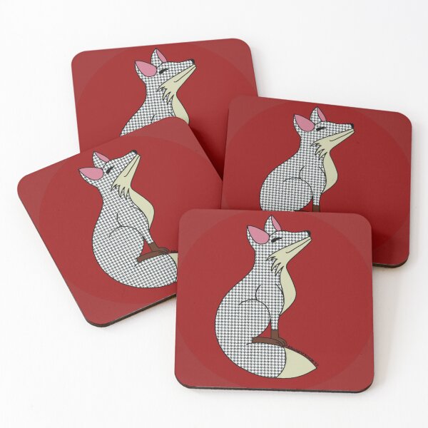 Item preview, Happy Fox - Houndstooth designed and sold by A-Rickety-Ninja.