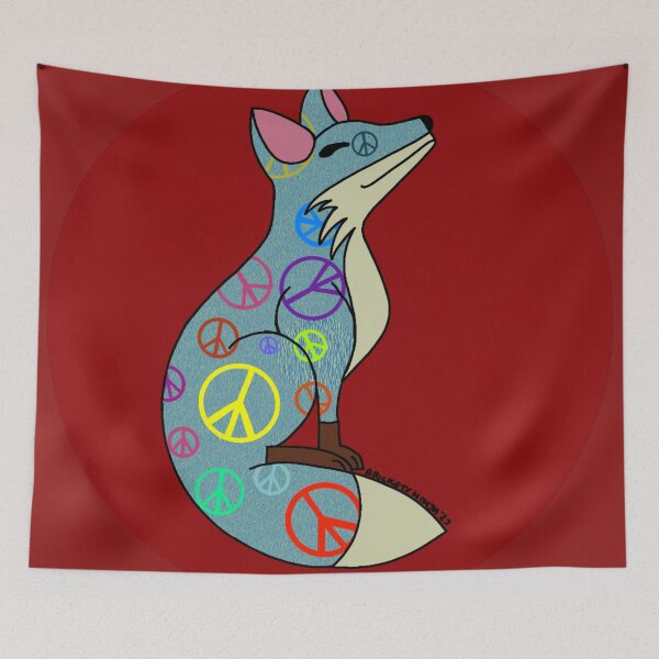 Item preview, Happy Fox - Peaceful designed and sold by A-Rickety-Ninja.