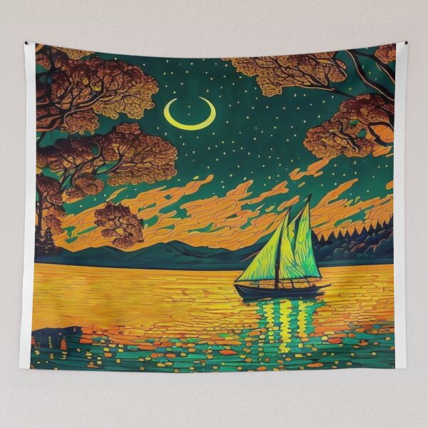 Item preview, Sampan on the Lake designed and sold by NengShop.