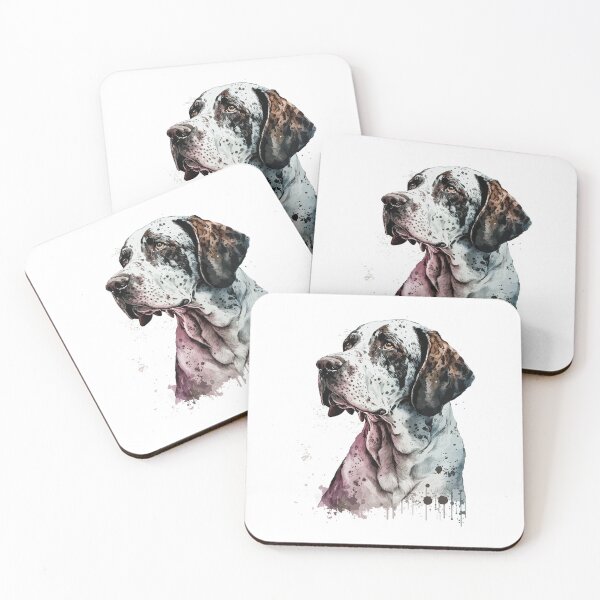 Artikelvorschau, Deutscher kurzhaariger Vorstehhund-Aquarellporträt entworfen und verkauft von Gerald Waters.