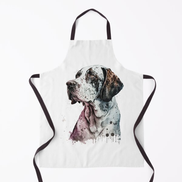 Item preview, German shorthaired Pointer Dog watercolor portrait designed and sold by Gerald Waters.