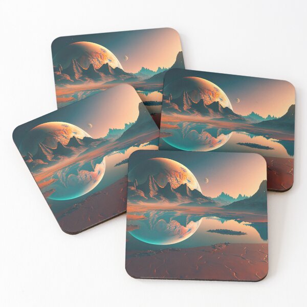 Item preview, Lunar landscape - science fiction designed and sold by unknown-places.