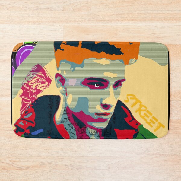 Item preview, Handsome Street Boy Graphic Art with Graffiti and Tattoos designed and sold by KALEIDOSCOPE UK.