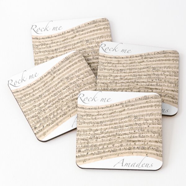 Item preview, Rock me, Amadeus.    Wolfgang Amadeus Mozart sheet music designed and sold by wabisabi-design.