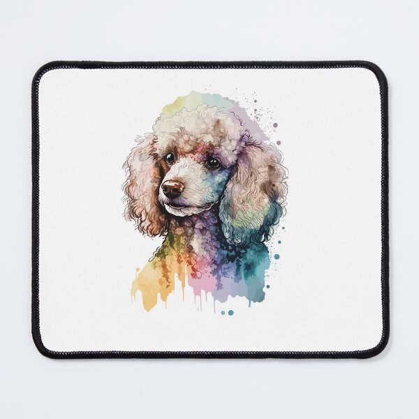 Item preview, Poodle Dog watercolor portrait designed and sold by Gerald Waters.