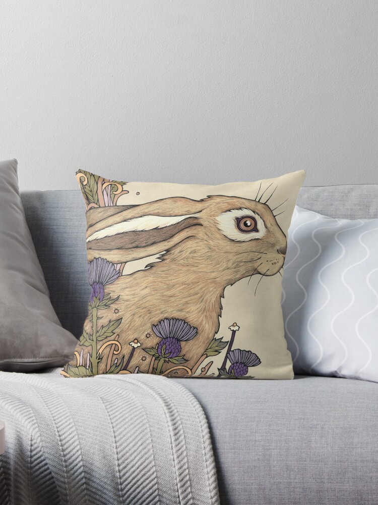 Thumbnail 1 of 4, Pillow, Earthsitter designed and sold by AnitaInverarity.