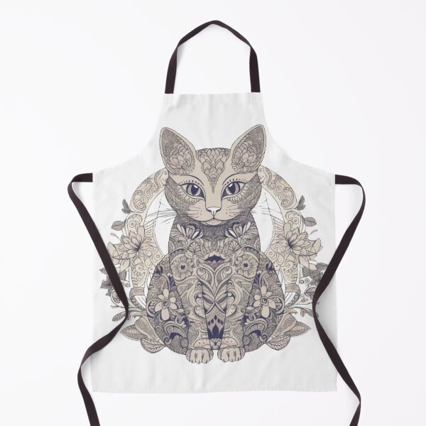 Item preview, Mandala Flower Cat designed and sold by Algaefield.