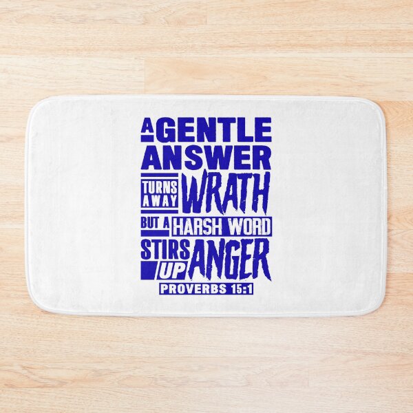 Item preview, Proverbs 15:1 A Gentle Answer Turns Away Wrath designed and sold by plushism.