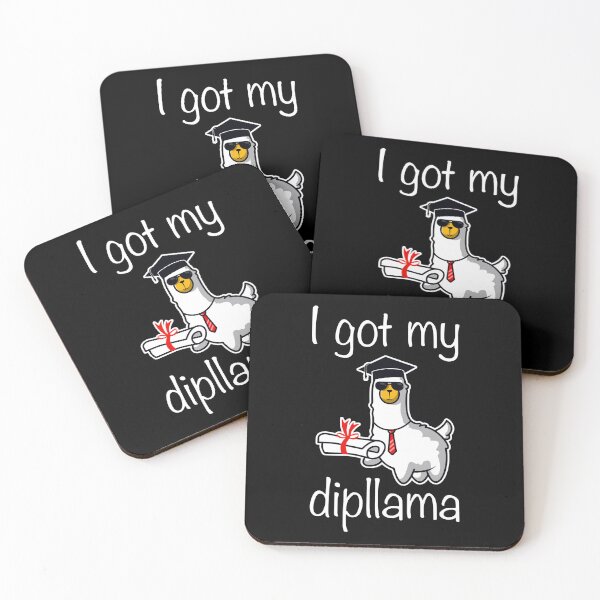 Item preview, I GOT MY DIPLLAMA funny graduation diploma university student designed and sold by w1ckerman.