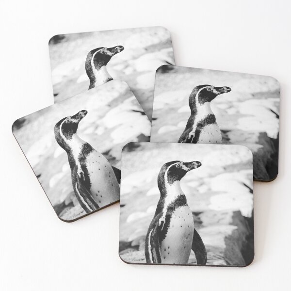 Item preview, Humboldt penguin waterside black and white vertical designed and sold by eddiebarronshop.
