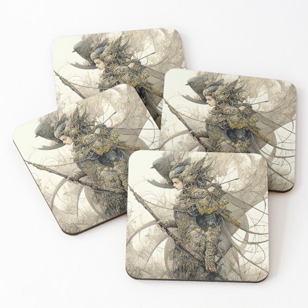 Item preview, the bird woman-space-fantasy-woman-hero-star-cute-abstract designed and sold by Hermossa-Art.