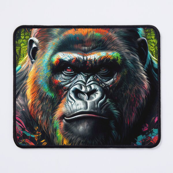 Item preview, Flowerful Gorilla Portrait designed and sold by Earth Celebration Designs.