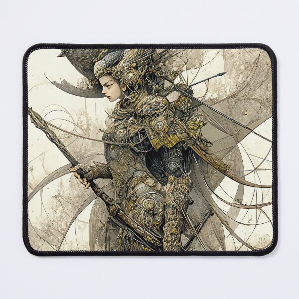 Item preview, the bird woman-space-fantasy-woman-hero-star-cute-abstract designed and sold by Hermossa-Art.
