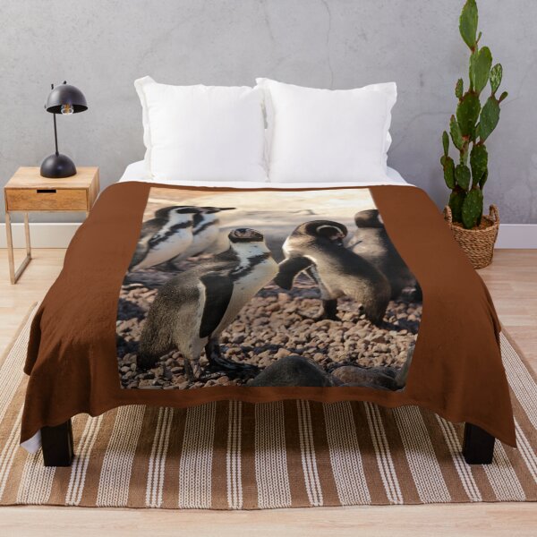 Item preview, Penguins on pebbles nature lovers vertical designed and sold by eddiebarronshop.