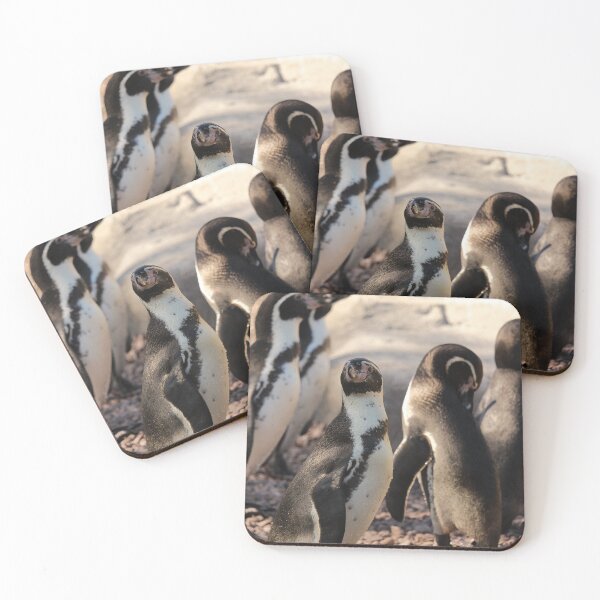 Item preview, Penguins on pebbles nature lovers vertical designed and sold by eddiebarronshop.