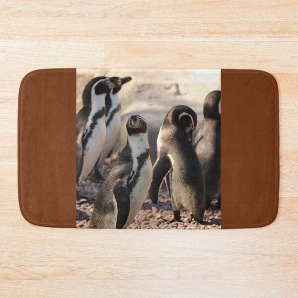 Item preview, Penguins on pebbles nature lovers vertical designed and sold by eddiebarronshop.