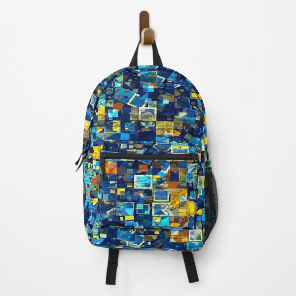Item preview, Lots of Little Blue and Yellow Boxes Abstract designed and sold by Trevor Hirst.