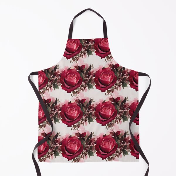 Item preview, Beautiful Red Rose Antique Floral Pattern Vintage Water Color designed and sold by Infinitelypink.