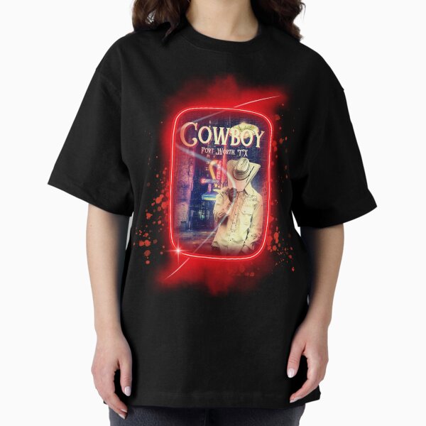 Neon Jazz Cowboy Oversized T-Shirt