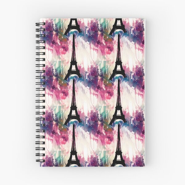 Item preview, Paris Eiffel Tower Beautiful Antique Abstarct Pattern Vintage Water Color designed and sold by Infinitelypink.