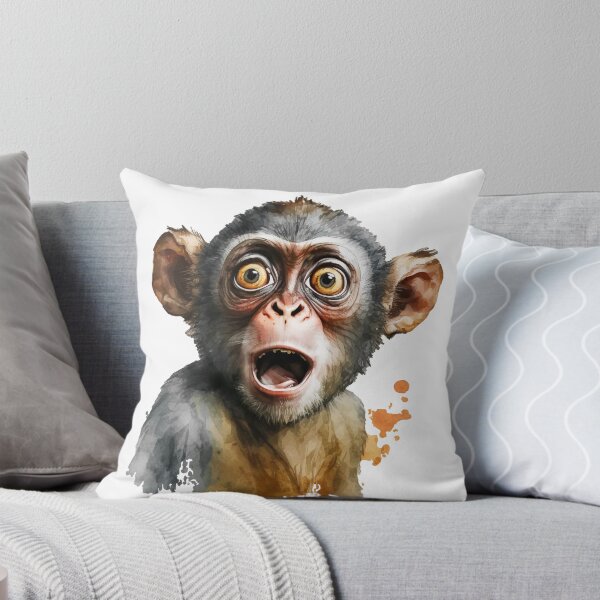 Item preview, Surprised monkey designed and sold by Aliaksandr Kudlakou.
