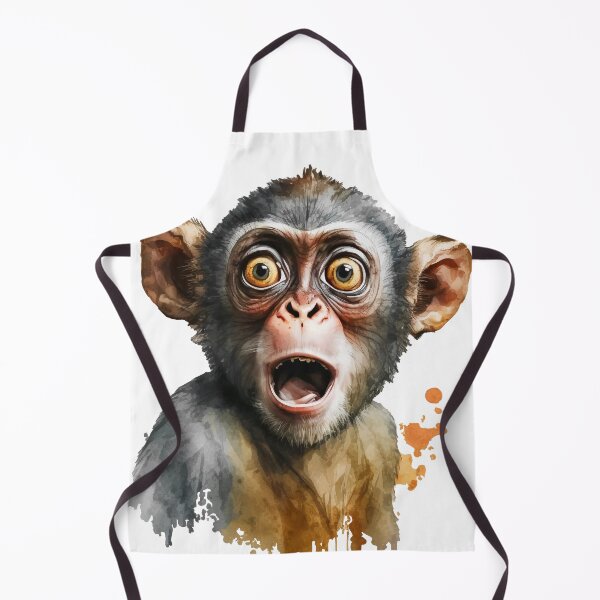 Item preview, Surprised monkey designed and sold by Aliaksandr Kudlakou.