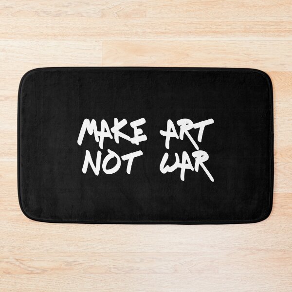 Item preview, Make Art Not War  designed and sold by The Junto Shop.