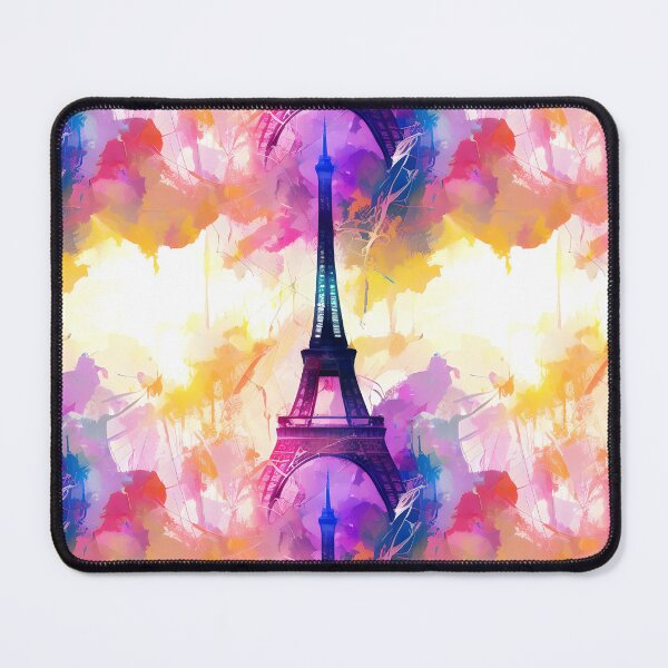 Item preview, Paris Eiffel Tower Beautiful Antique Abstract Pattern Water Color designed and sold by Infinitelypink.