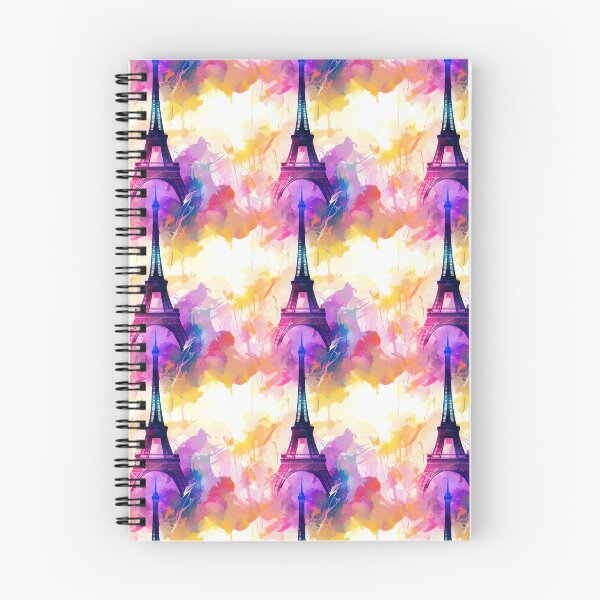 Item preview, Paris Eiffel Tower Beautiful Antique Abstract Pattern Water Color designed and sold by Infinitelypink.