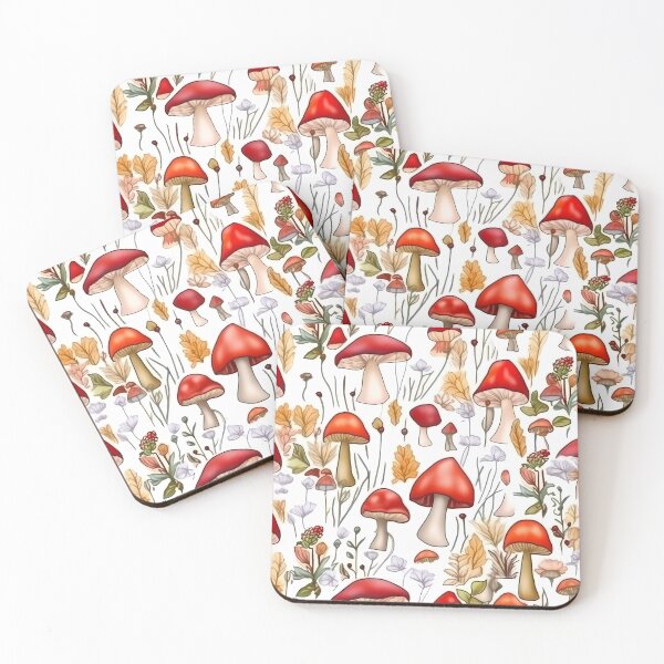 Item preview, Mushroom Pattern designed and sold by MTJ-Mushrooms.