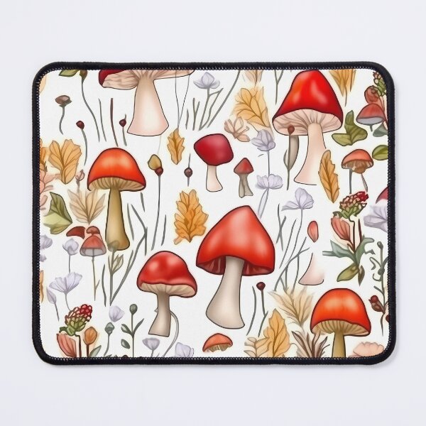 Item preview, Mushroom Pattern designed and sold by MTJ-Mushrooms.