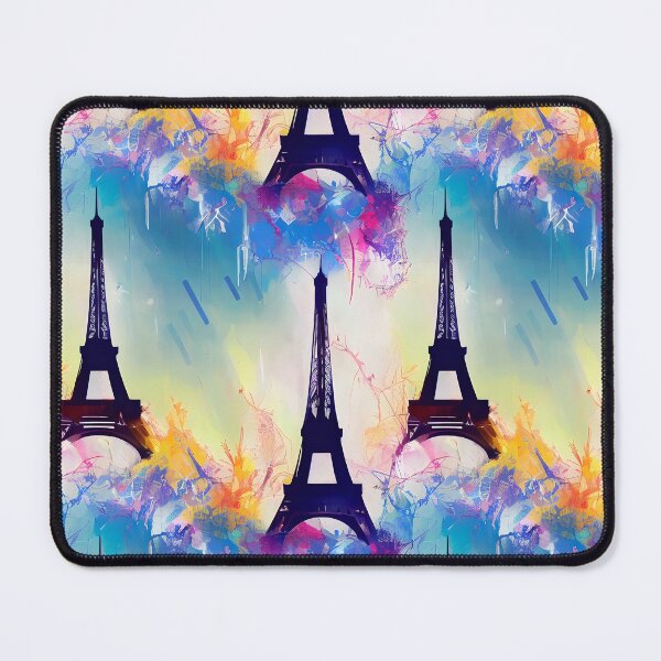Item preview, Paris Eiffel Tower Beautiful Antique Abstract Pattern Water Color Abstract designed and sold by Infinitelypink.