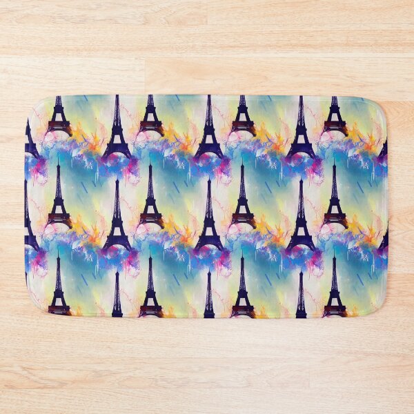 Item preview, Paris Eiffel Tower Beautiful Antique Abstract Pattern Water Color Abstract  designed and sold by Infinitelypink.