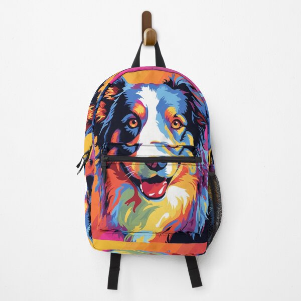 Item preview, Australian Shepherd pop art designed and sold by hhh-art.