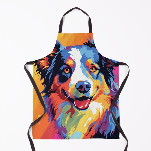 Item preview, Australian Shepherd pop art designed and sold by hhh-art.
