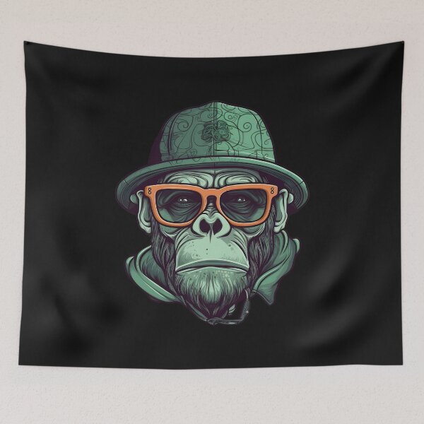 Item preview, Monkey Head designed and sold by hamishby.
