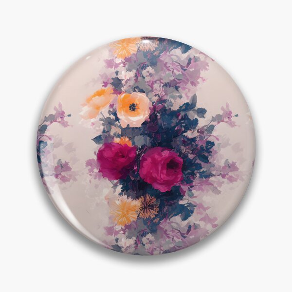 Item preview, Colorful Flower Beautiful Antique Abstract Pattern Water Color Abstract  designed and sold by Infinitelypink.