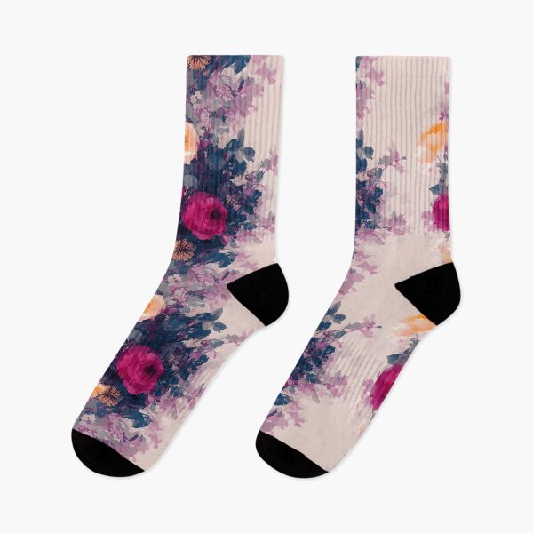 Item preview, Colorful Flower Beautiful Antique Abstract Pattern Water Color Abstract  designed and sold by Infinitelypink.