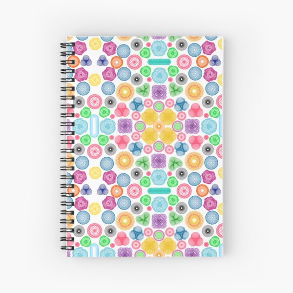 Item preview, Pretty Pinks: a Patterned Spirograph Collage designed and sold by RachelEDesigns.