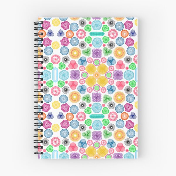 Item preview, Pretty Pinks: a Patterned Spirograph Collage designed and sold by RachelEDesigns.